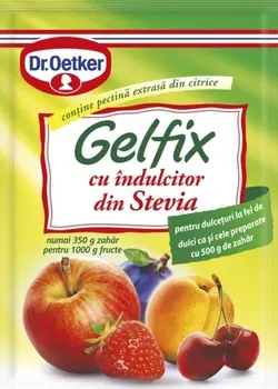 Dr. Oetker Gelfix cu îndulcitor din Stevia