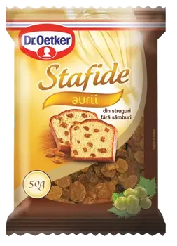 Dr. Oetker Stafide aurii 50g