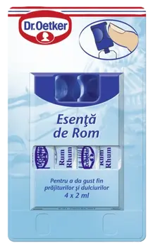 Dr. Oetker Esenţă de rom 4x2ml