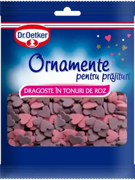 Dr. Oetker Ornamente dragoste în tonuri de roz