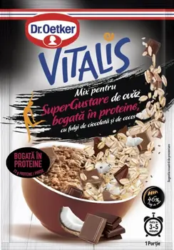 Dr. Oetker Super gustare ovăz ciocolată high protein