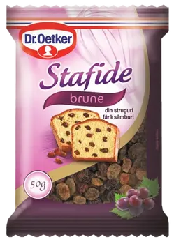 Dr. Oetker Stafide brune 50g