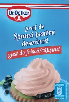 Dr. Oetker Praf de spumă pentru deserturi frișcă, căpșuni