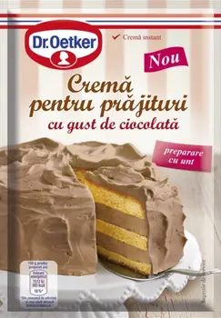 Dr. Oetker Cremă pentru prăjituri cu gust de ciocolată