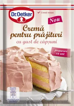 Dr. Oetker Cremă pentru prăjituri cu gust de căpșuni