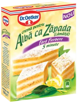 Dr. Oetker Cremă pentru Albă ca Zăpada