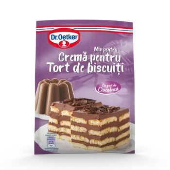 Dr. Oetker Cremă de ciocolată pentru tort de biscuiți
