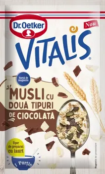 Dr. Oetker Musli cu Două Tipuri de Ciocolată