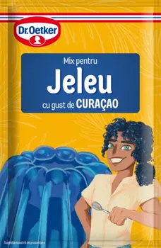 Dr. Oetker Jeleu cu gust de curacao