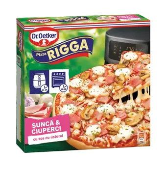 Dr. Oetker Pizza cu șuncă și ciuperci