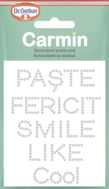 Dr. Oetker Carmin autocolante ștrasuri