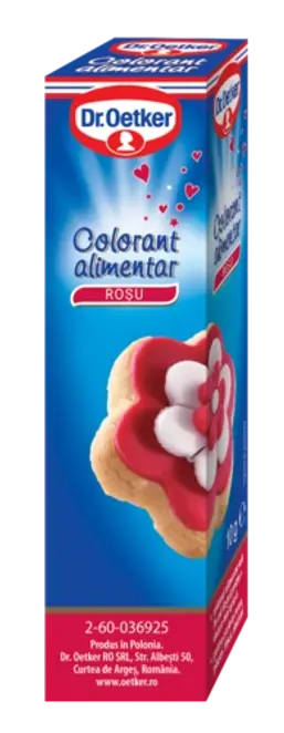 Dr. Oetker Colorant alimentar roșu