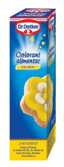 Dr. Oetker Colorant alimentar galben