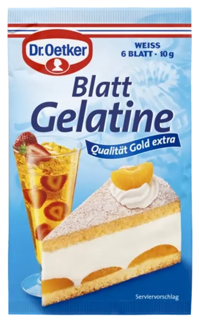 Dr. Oetker Gelatină foi