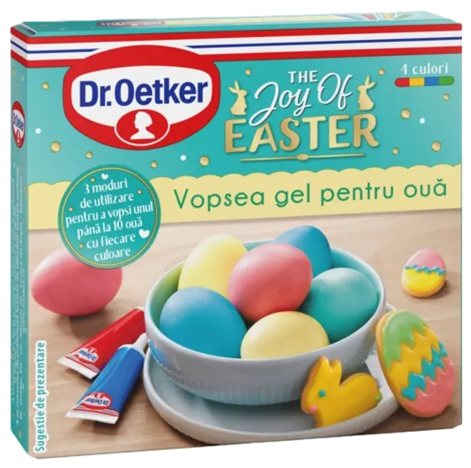 Dr. Oetker Vopsea gel pentru ouă
