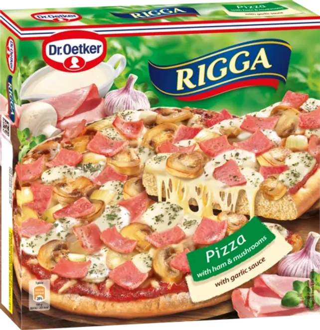 Dr. Oetker Pizza cu șuncă și ciuperci