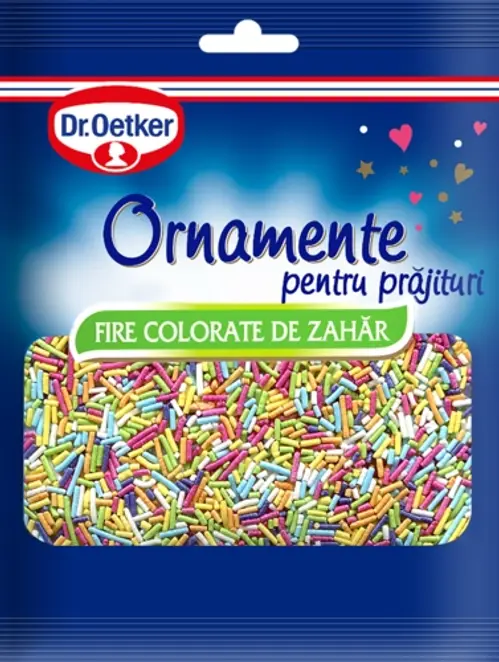 Dr. Oetker Fire colorate de zahăr