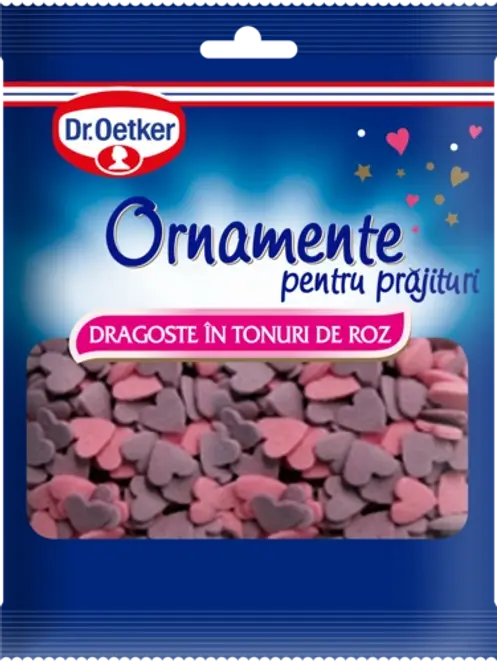 Dr. Oetker Ornamente dragoste în tonuri de roz