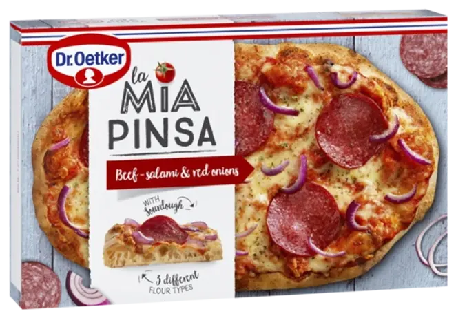 Dr. Oetker Pizza La Mia Pinsa Beef Salami