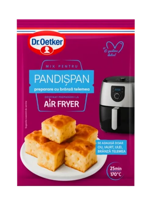 Dr. Oetker Pandișpanul preparat cu brânză telemea pentru Air Fryer