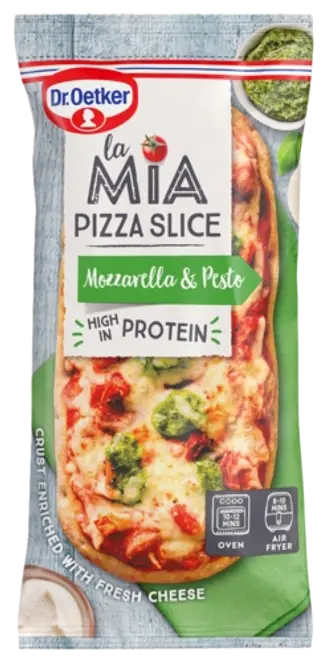Dr. Oetker Pizza La Mia Slice Mozzarella & Pesto