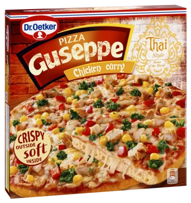 Dr. Oetker Pizza pui curry