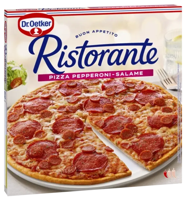 Dr. Oetker Pizza Pepperoni Salame
