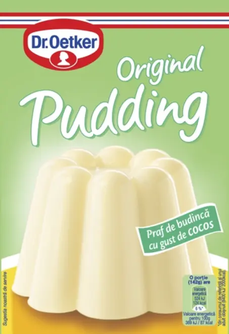 Dr. Oetker Praf de budincă cu gust de cocos