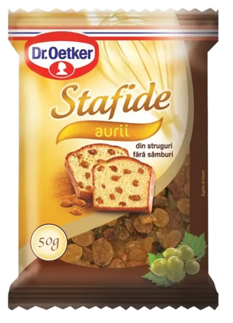 Dr. Oetker Stafide aurii 50g