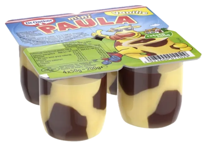 Dr. Oetker Paula mini cu gust de vanilie și ciocolată