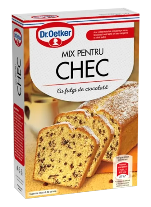 Dr. Oetker Mix pentru chec - cu fulgi de ciocolată