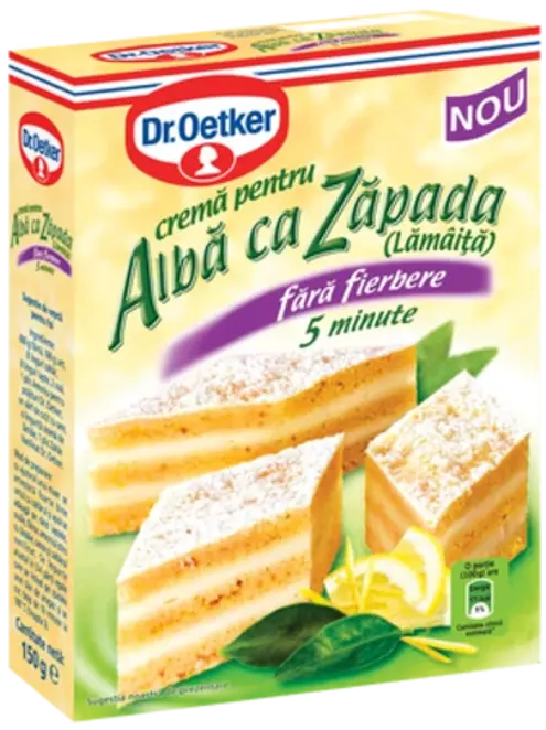 Dr. Oetker Cremă pentru Albă ca Zăpada