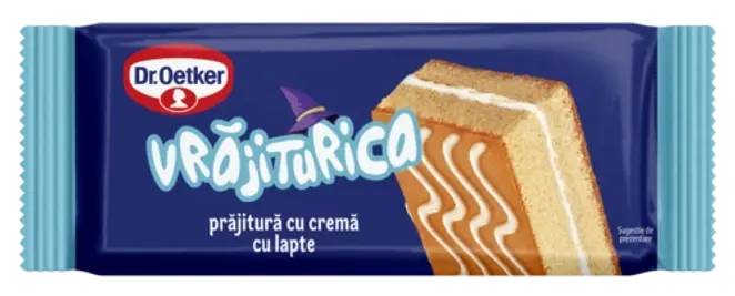 Dr. Oetker Vrăjiturică prăjitură lapte