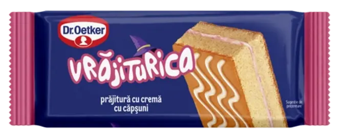 Dr. Oetker Vrăjiturică prăjitură căpșuni