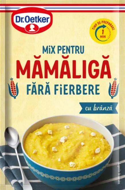 Dr. Oetker Mămăliga fără fierberecu brânză