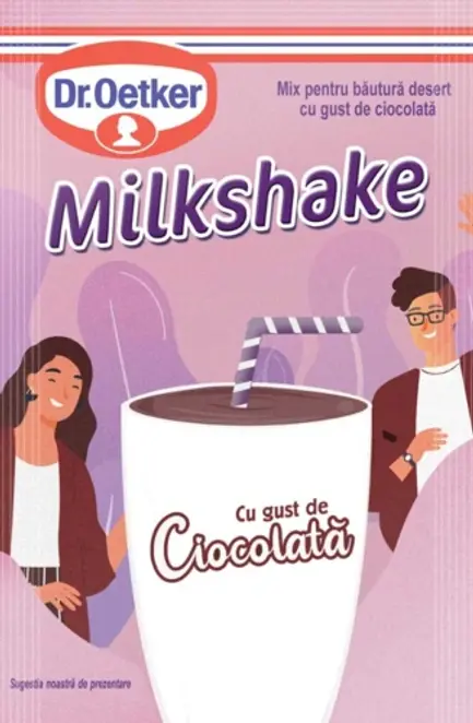 Dr. Oetker Milkshake cu gust de ciocolată
