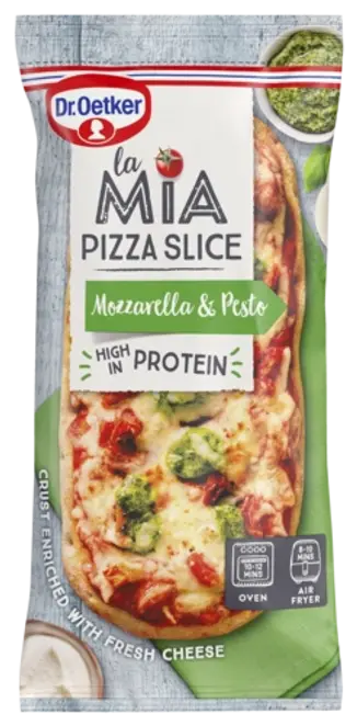 Dr. Oetker Pizza La Mia Slice Mozzarella & Pesto