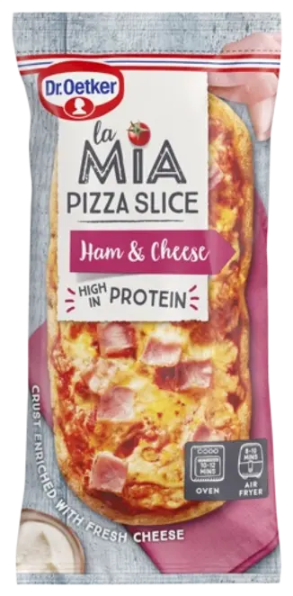 Dr. Oetker Pizza La Mia Slice Șuncă și Brânză