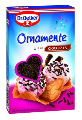 Ornamente din ciocolată Dr. Oetker