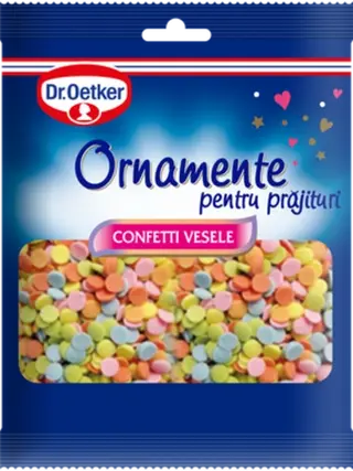Ornamente Confetti vesele Dr. Oetker