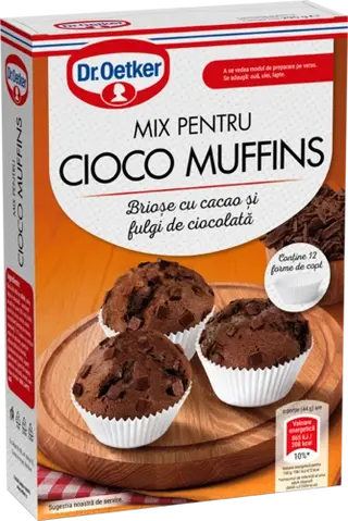 Mix Muffins ciocolată Dr. Oetker