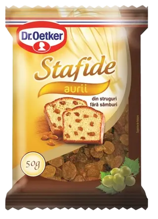 Stafide aurii Dr. Oetker