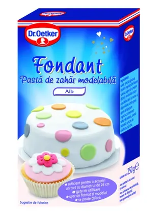 Fondant Dr. Oetker alb