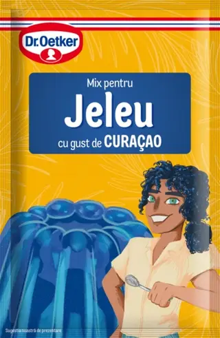 Jeleu cu gust de curacao