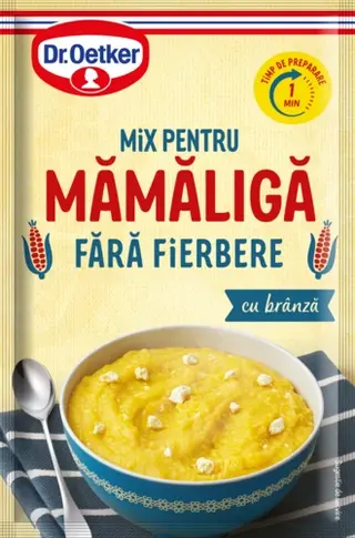 Mămăliga fără fierbere cu brânză
