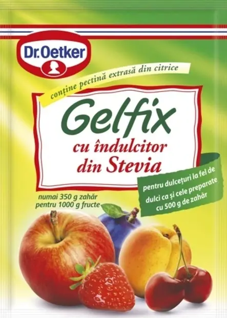 Gelfix cu îndulcitor din Stevia Dr. Oetker