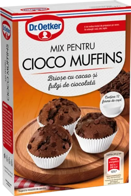 Mix Muffins ciocolată Dr. Oetker