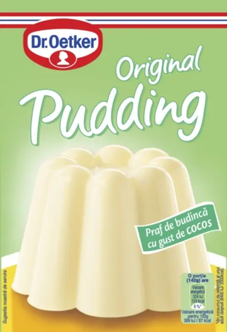 Original Pudding cu gust de cocos Dr. Oetker