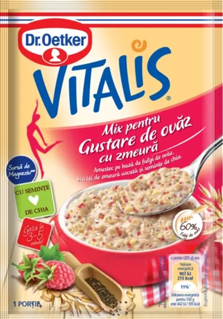 Vitalis Gustare de ovăz cu zmeură