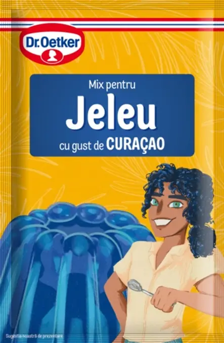 Jeleu cu gust de curacao